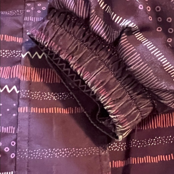 Gustin Purple Puffer Coat with Faux Fur Trim - Picture 7 of 10